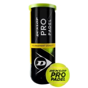 Pelotas de Padel Dunlop Pro Tubo x3