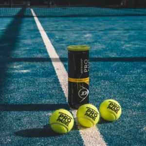 Pelotas de Padel Dunlop Pro Tubo x3