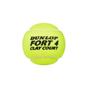 Pelotas de Tenis Dunlop Fort Clay Court - Tubo x4