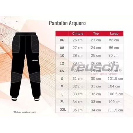 Pantalón de Arquero Reusch